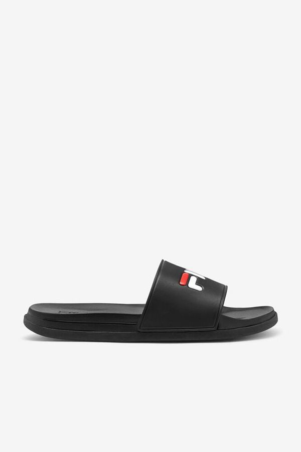 Chanclas Fila Hombre Negras / Rojas / Blancas - Drifter Luxe - España 972134DGR